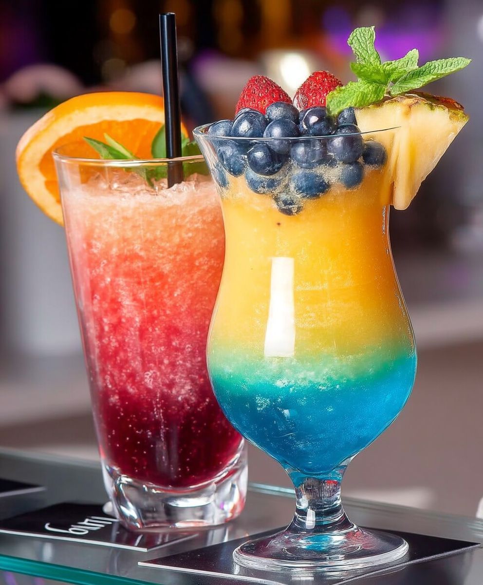 Cocktail arc en ciel