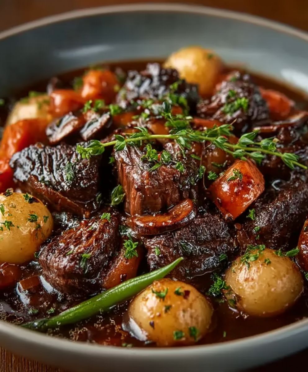 Boeuf bourguignon traditionnel