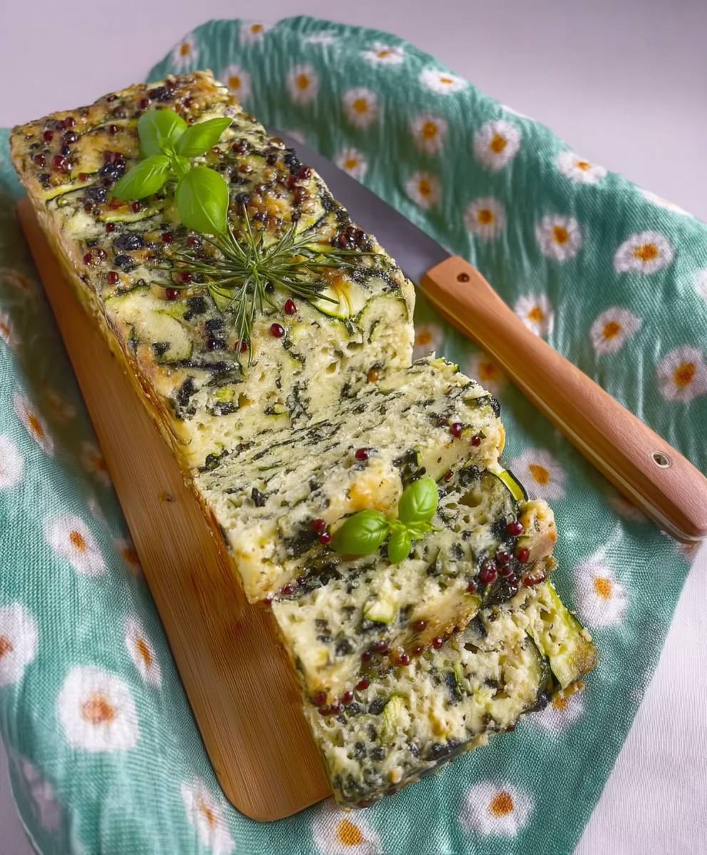 Terrine courgettes basilic