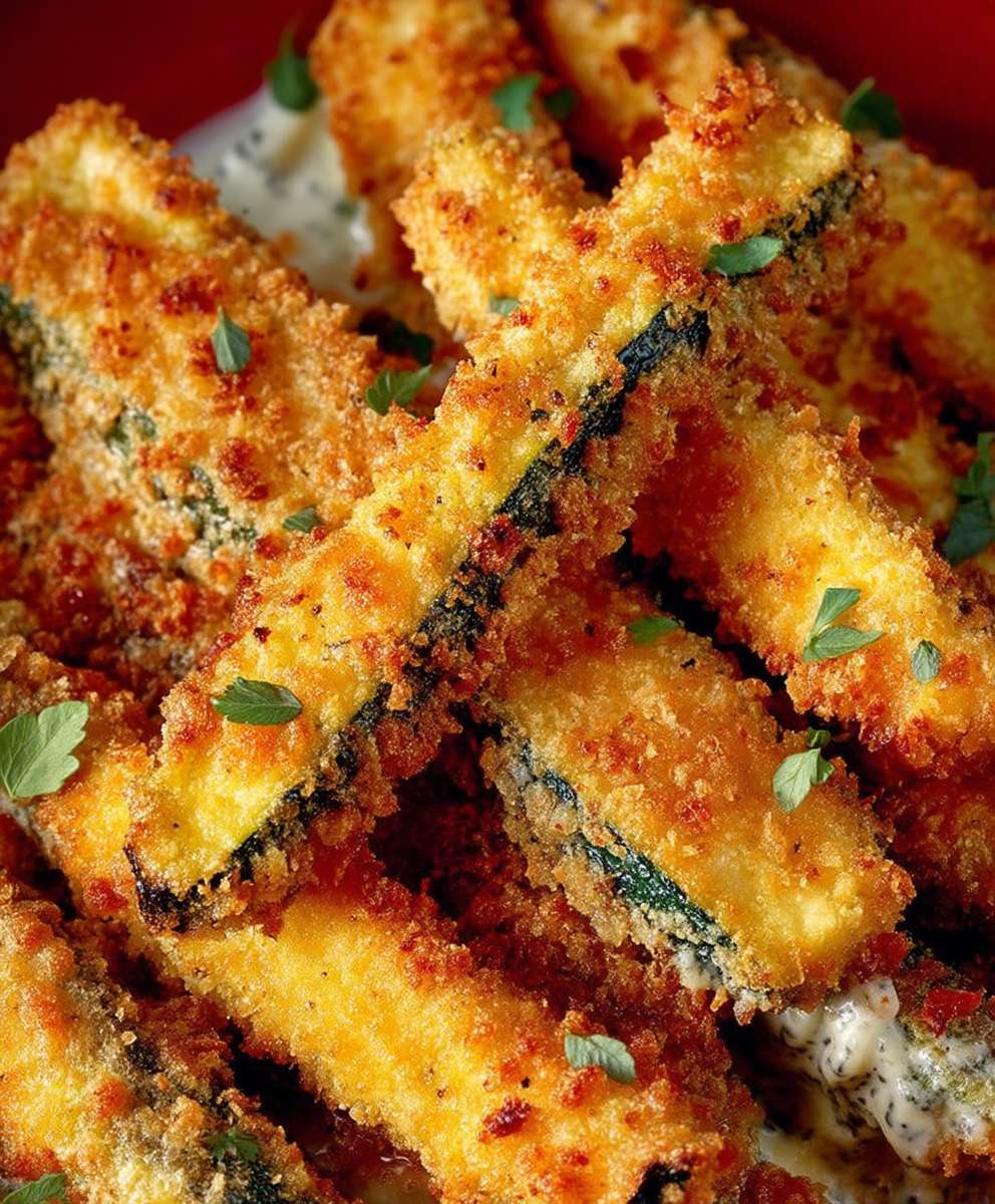 Frites de courgettes maison