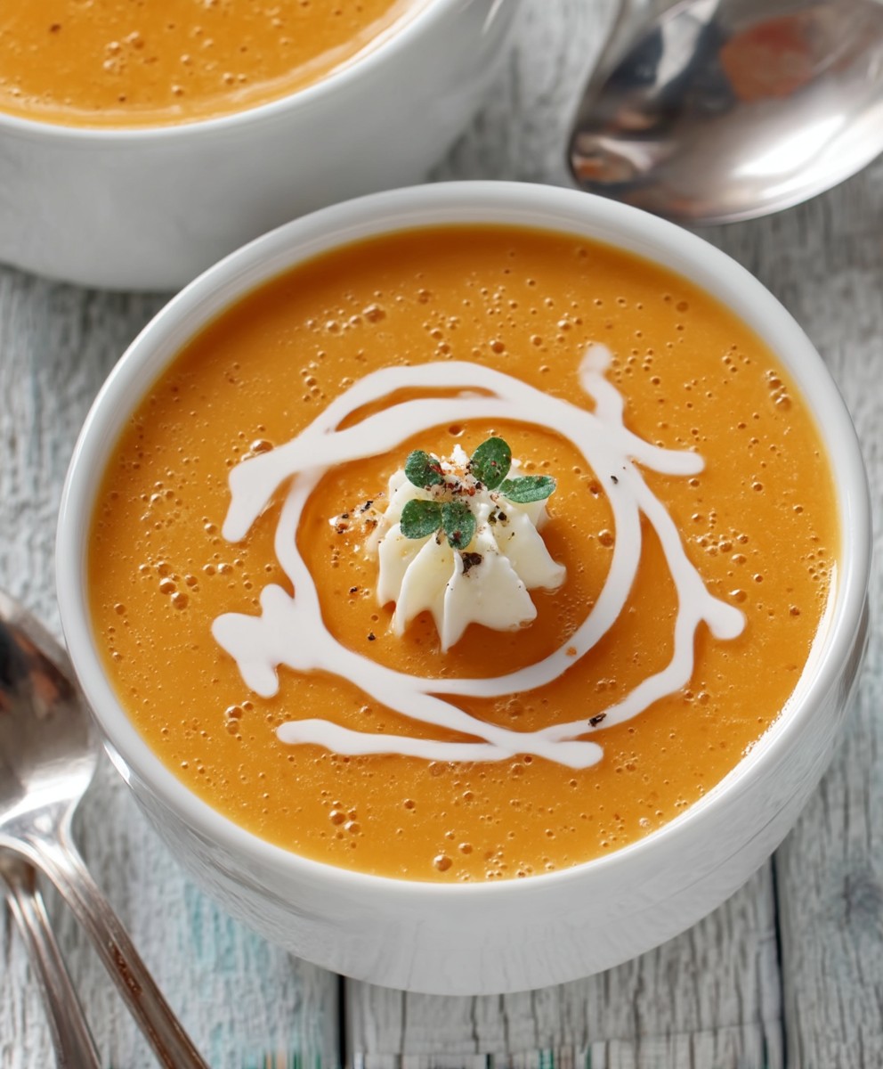 Velouté carottes fromage