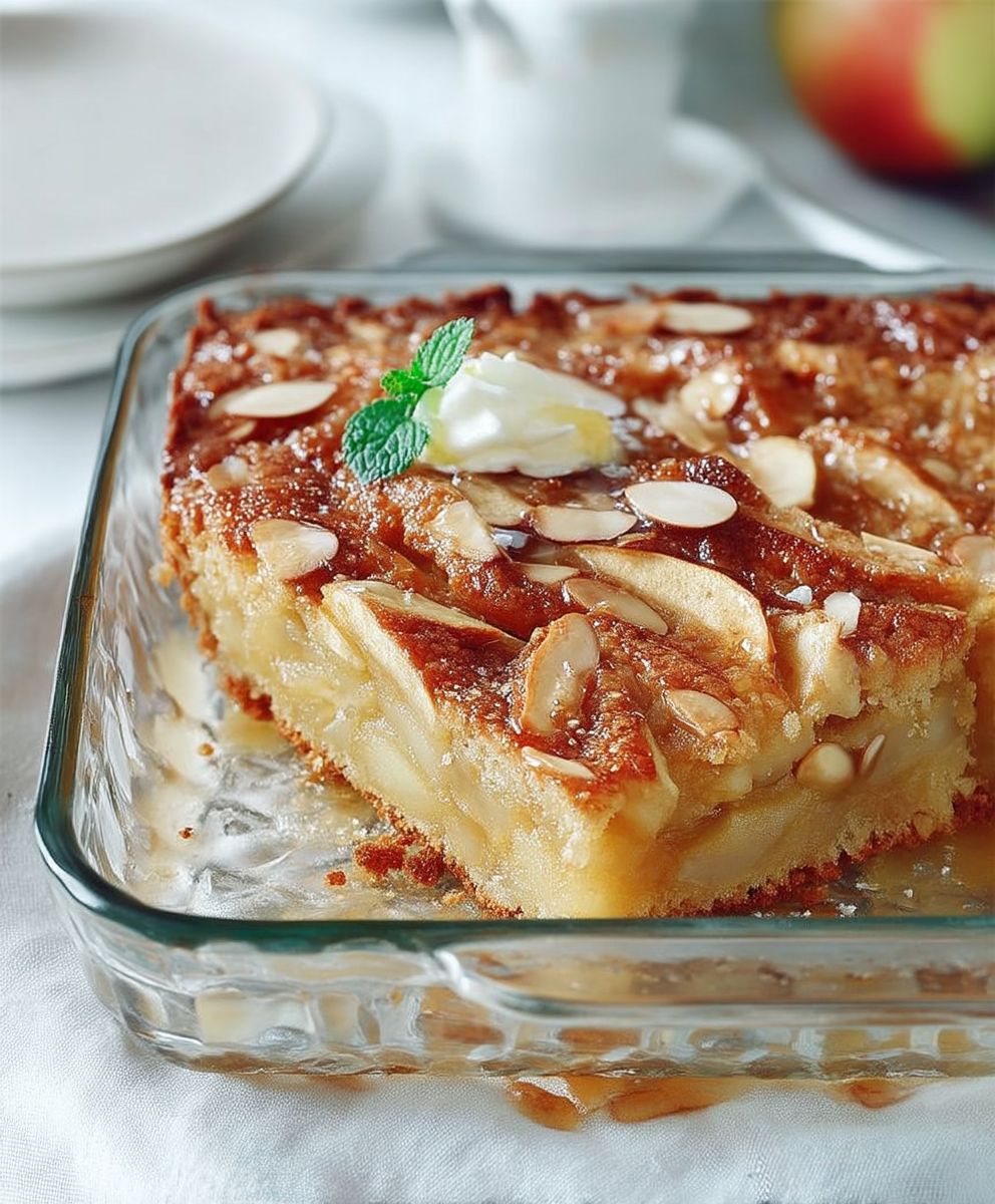 Gateau Eve pommes amandes