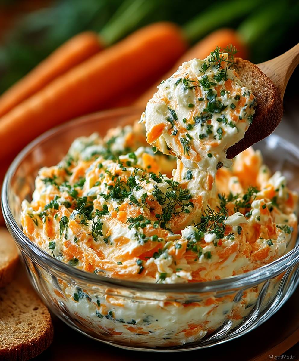 Tartinade carottes fromage facile