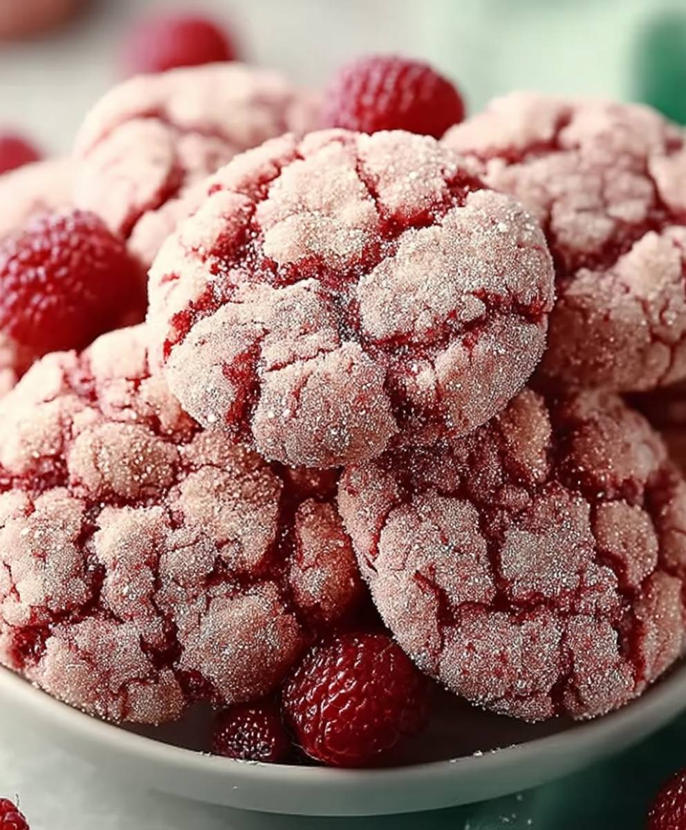 Biscuits framboises faits maison