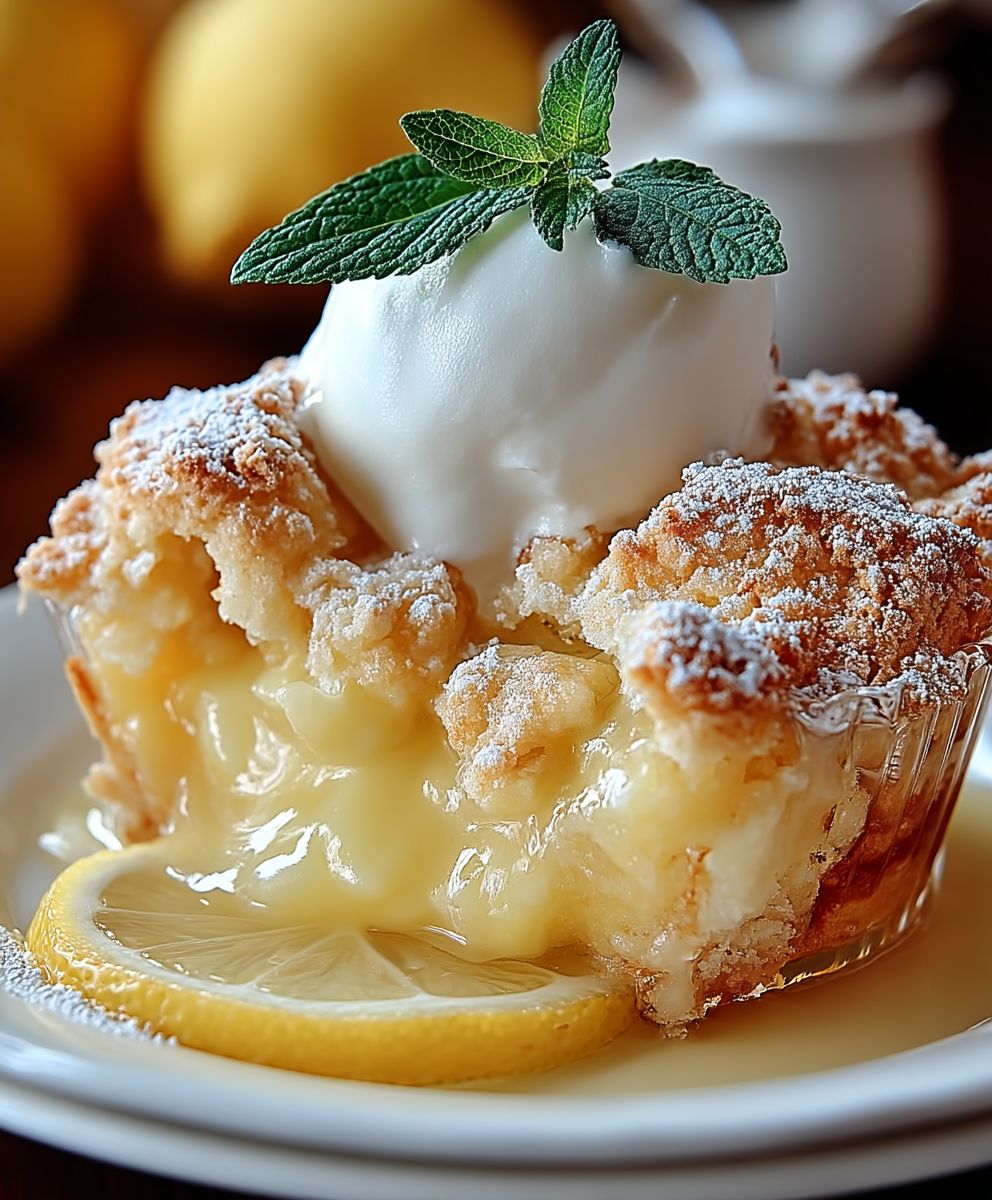 Cobbler magique citron