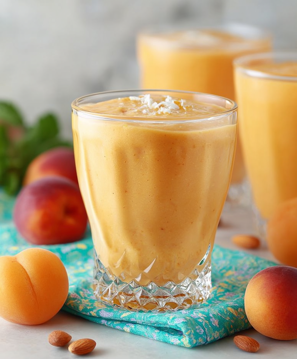 Smoothie abricots yaourt facile rapide