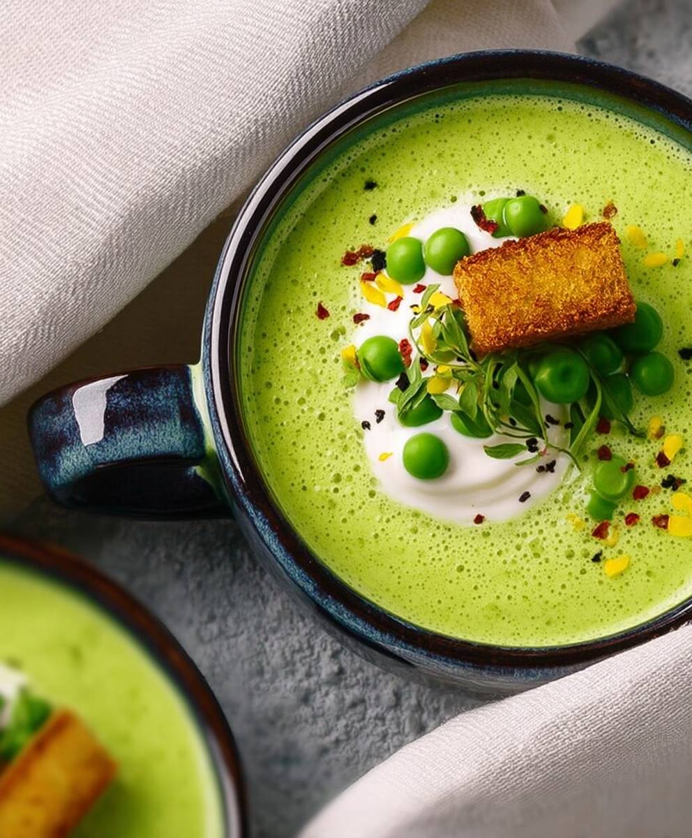 Velouté petits pois