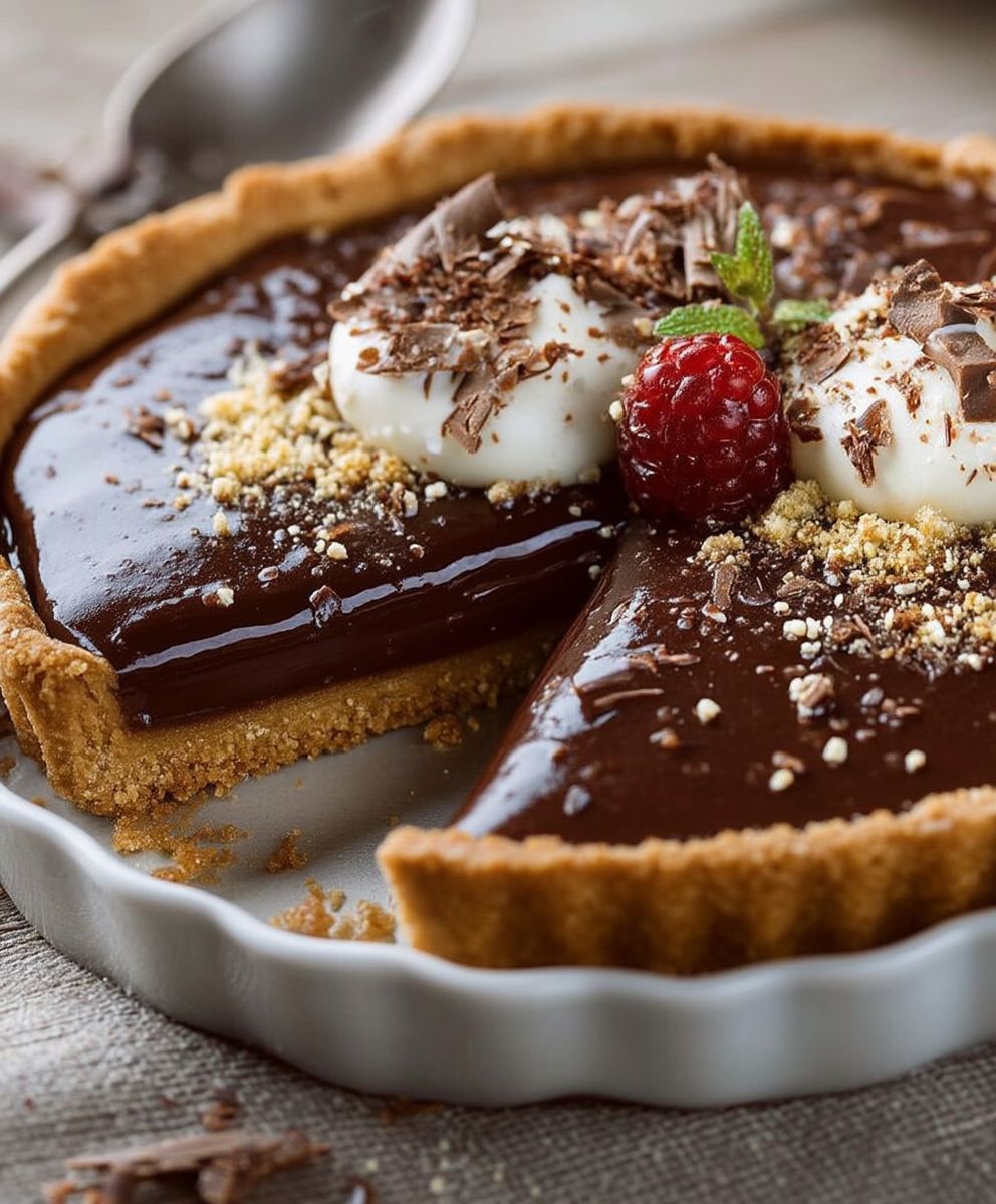 Tarte au chocolat facile