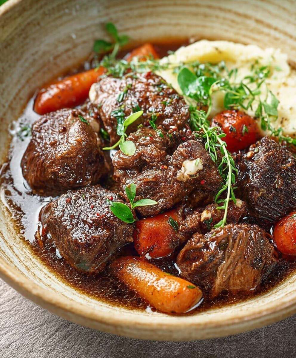 Joue de boeuf daube