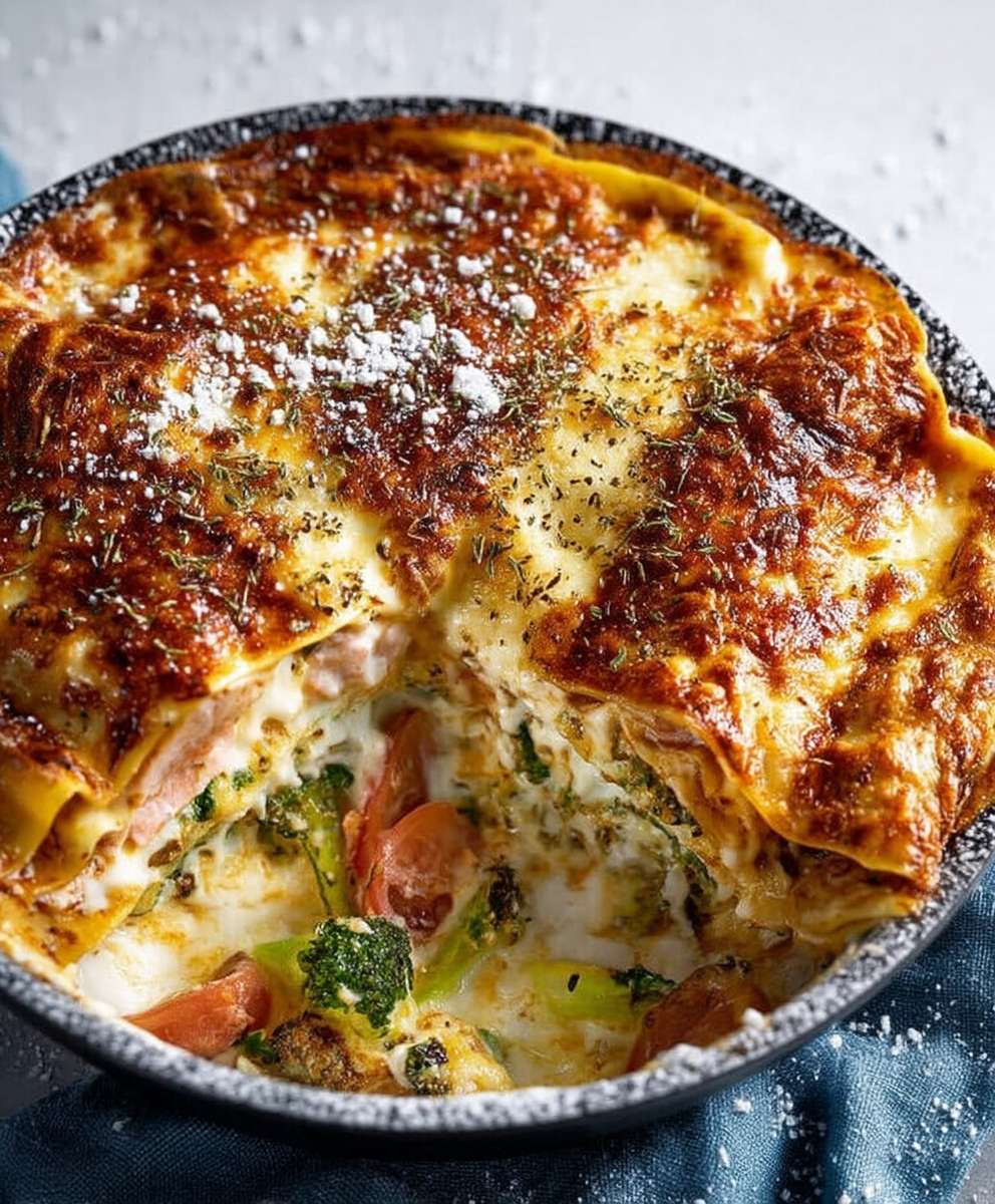Lasagnes terre mer
