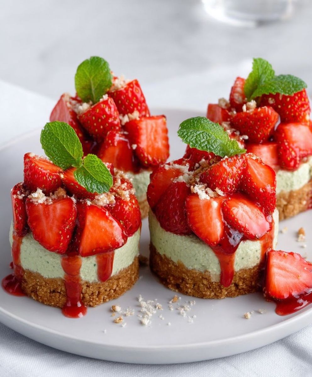 Cheesecake aux fraises