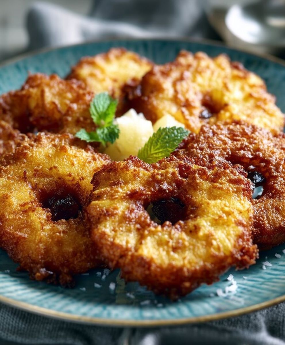 Beignets ananas coco