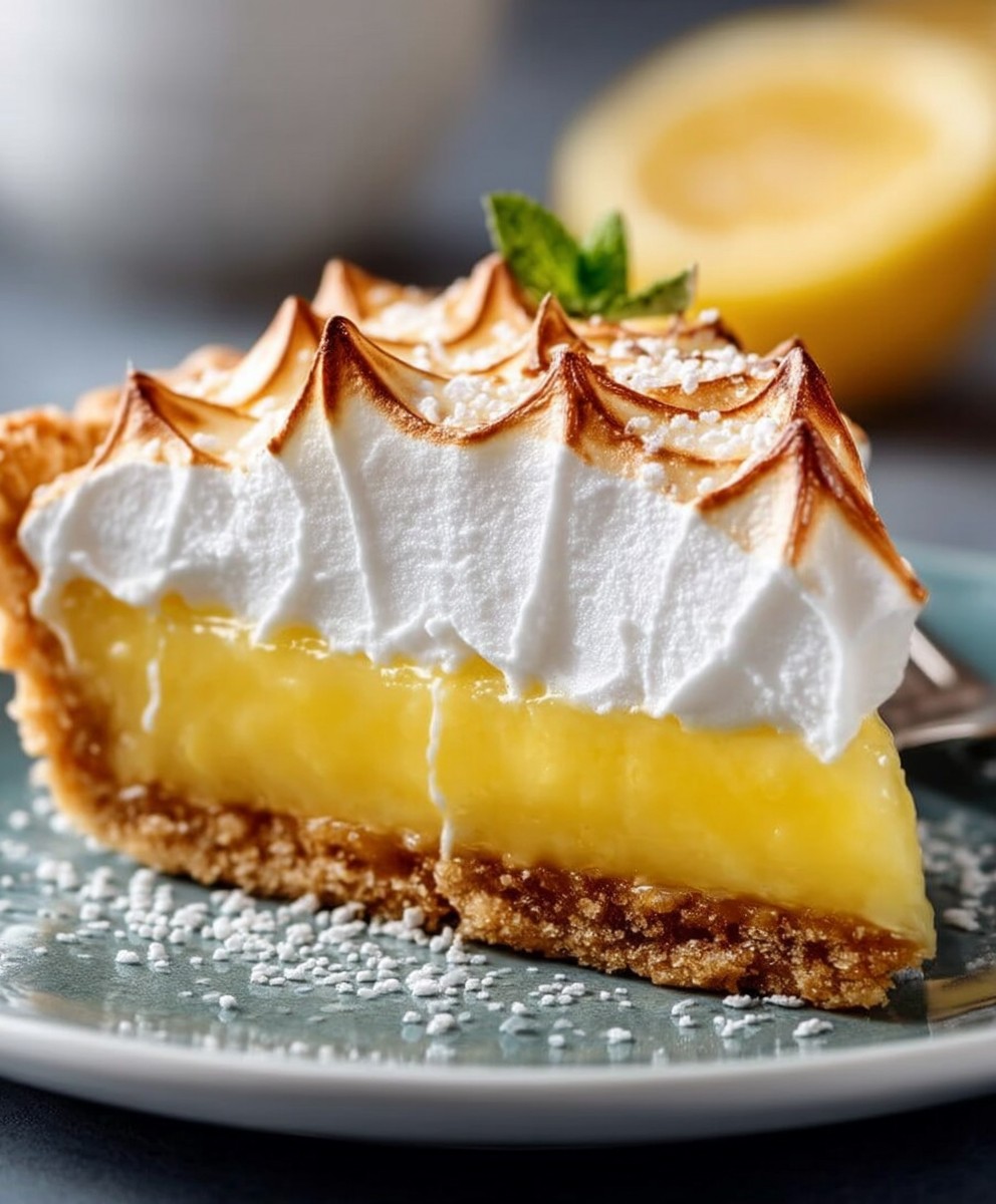 Tarte au citron meringuée