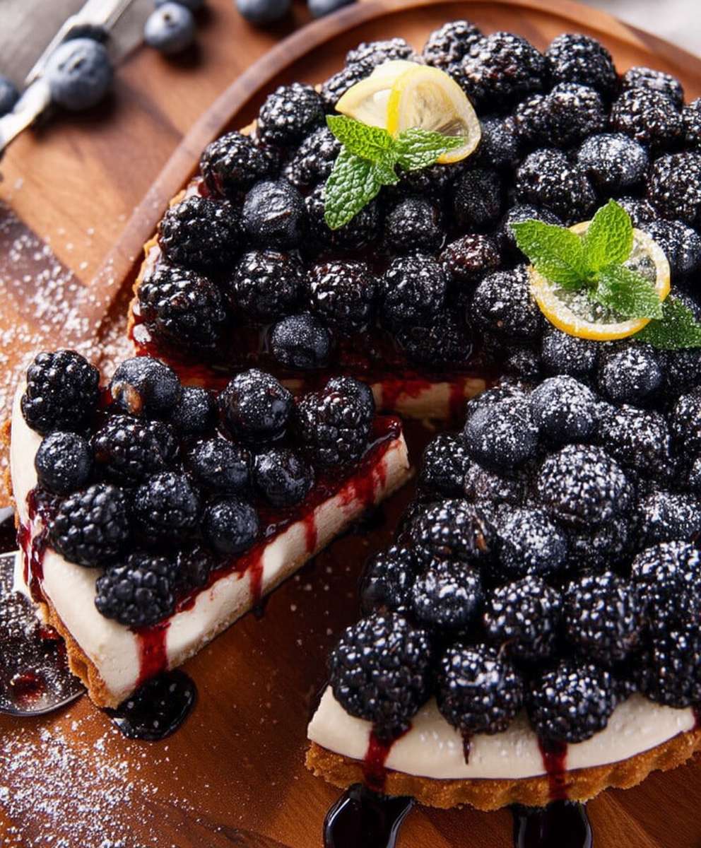 Tarte fruits noirs
