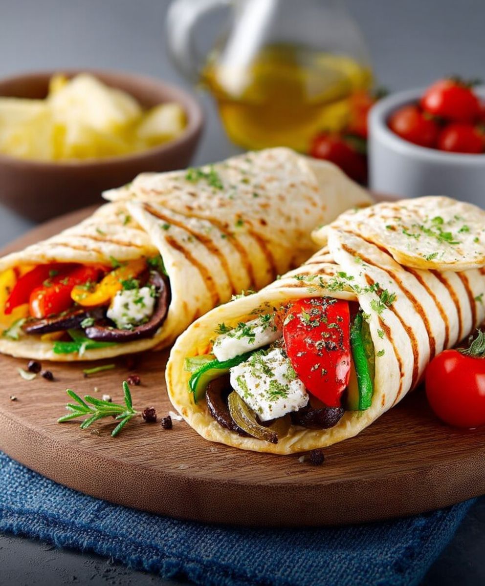 Wrap végétarien facile