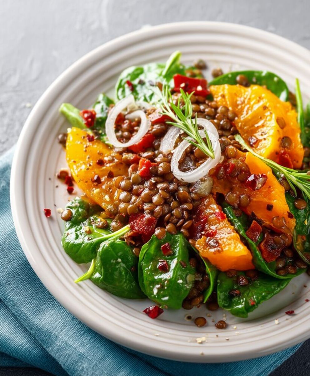 Salade de lentilles