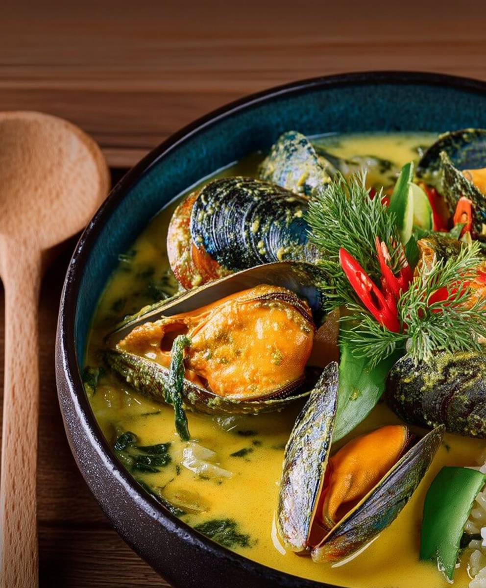Mouclade curry facile