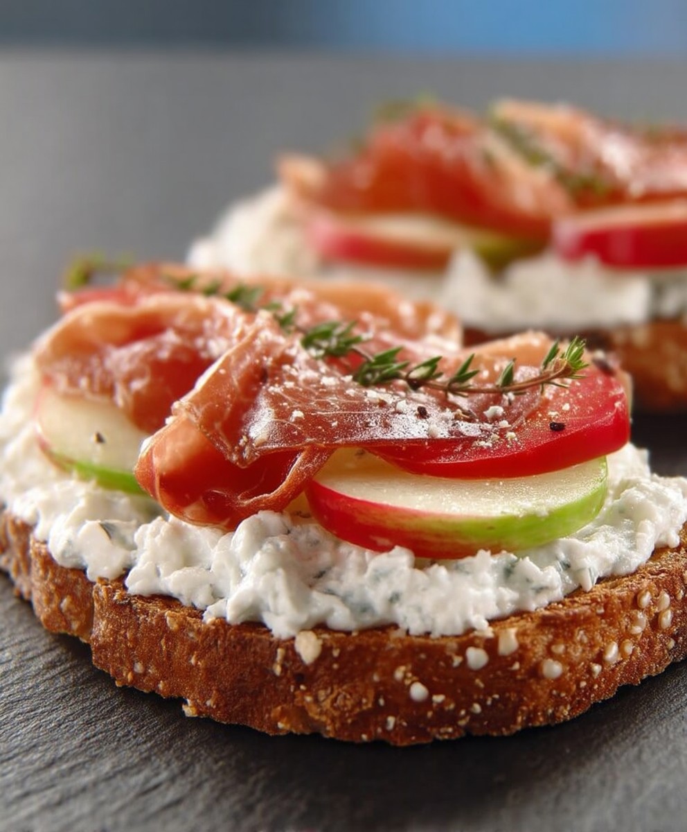 Tartine jambon de Parme