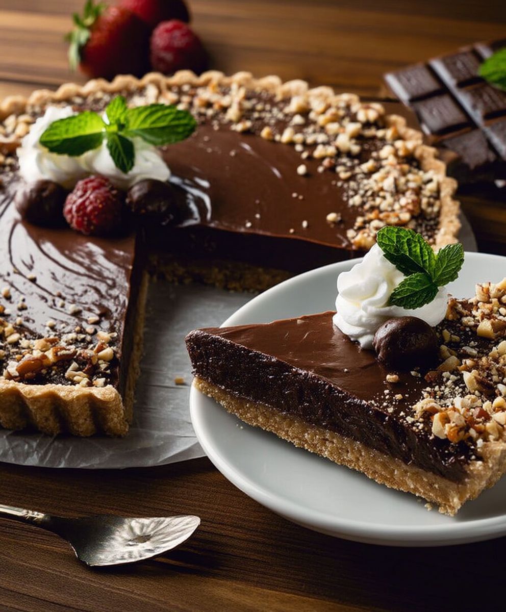 Tarte au chocolat facile