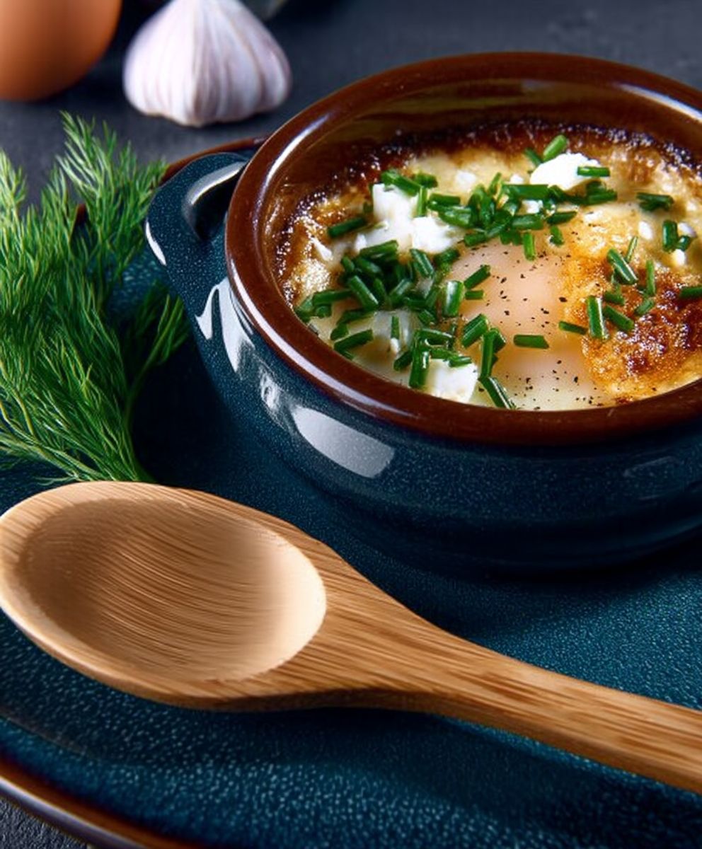 Oeuf cocotte au beaufort