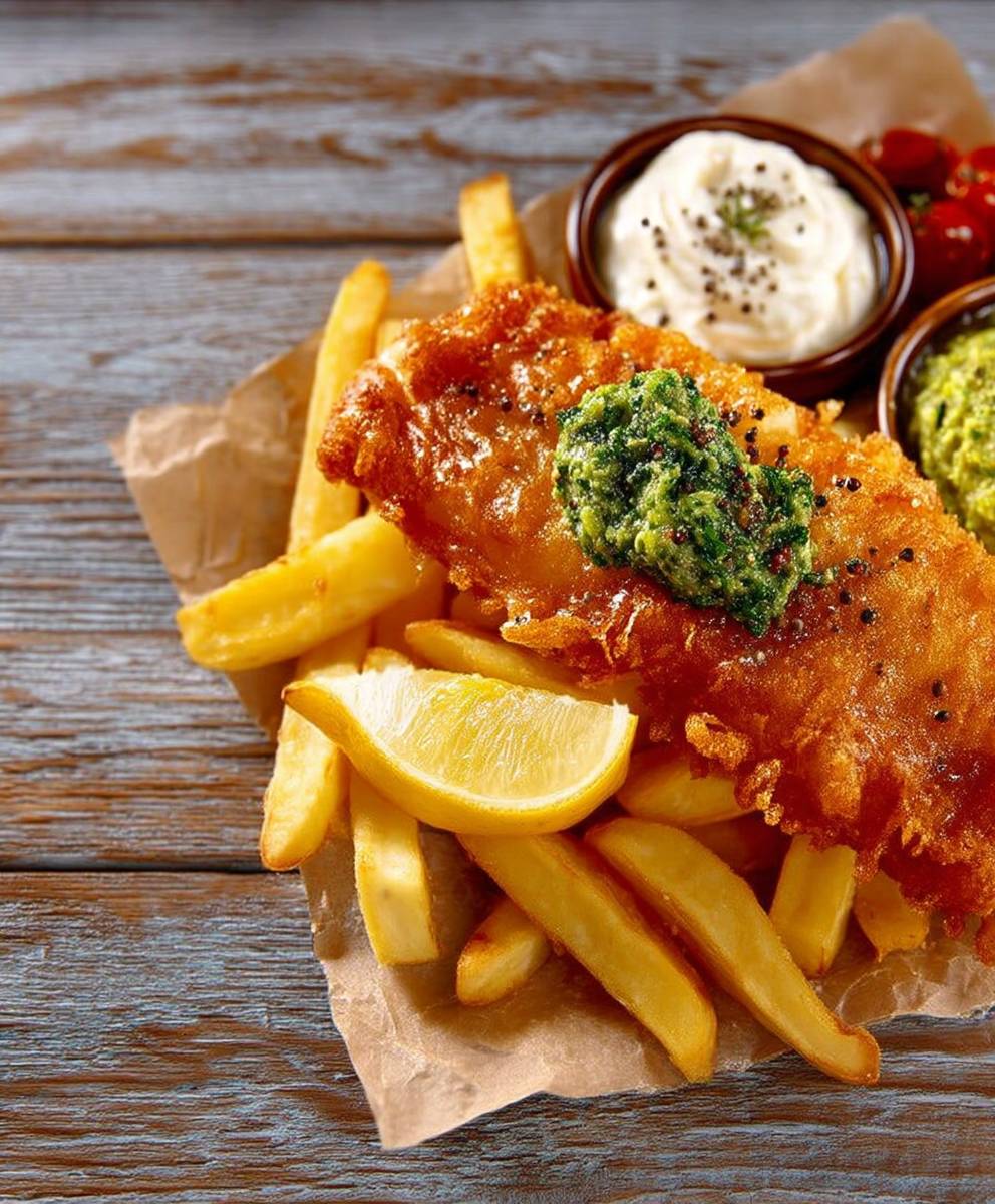 Fish and chips maison