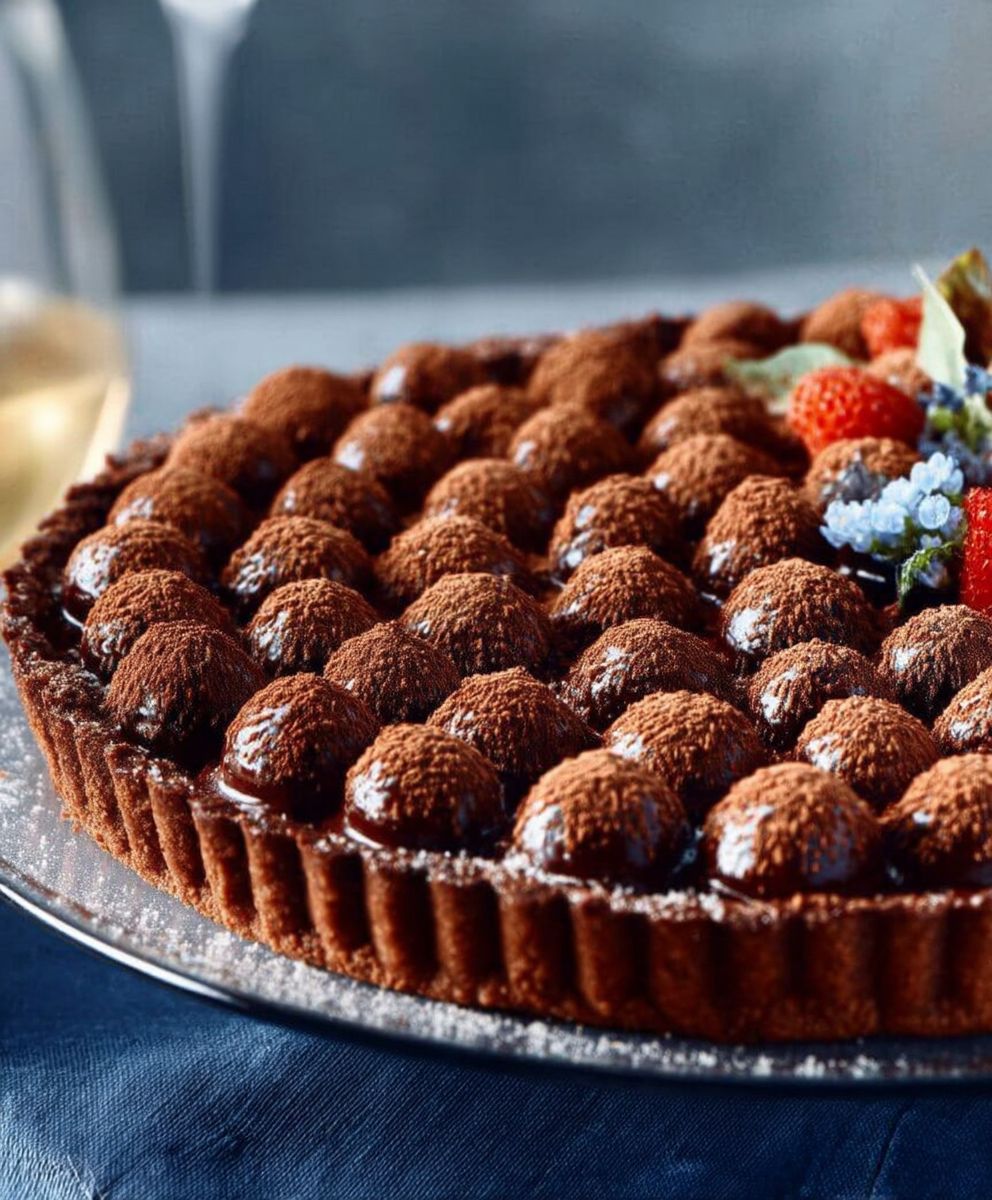 Tarte chocolat café