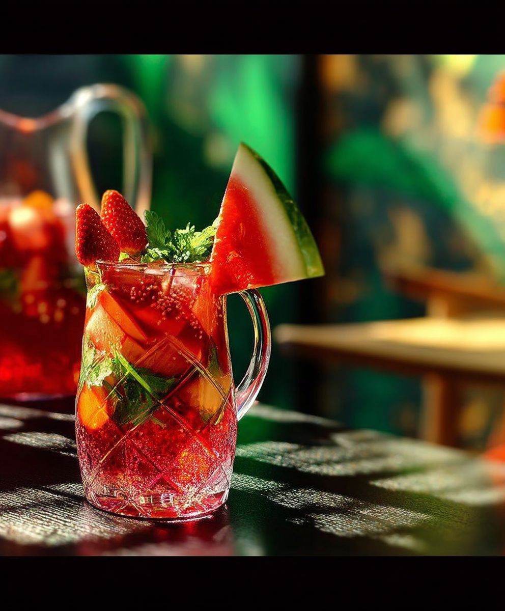 Sangria fruitée maison