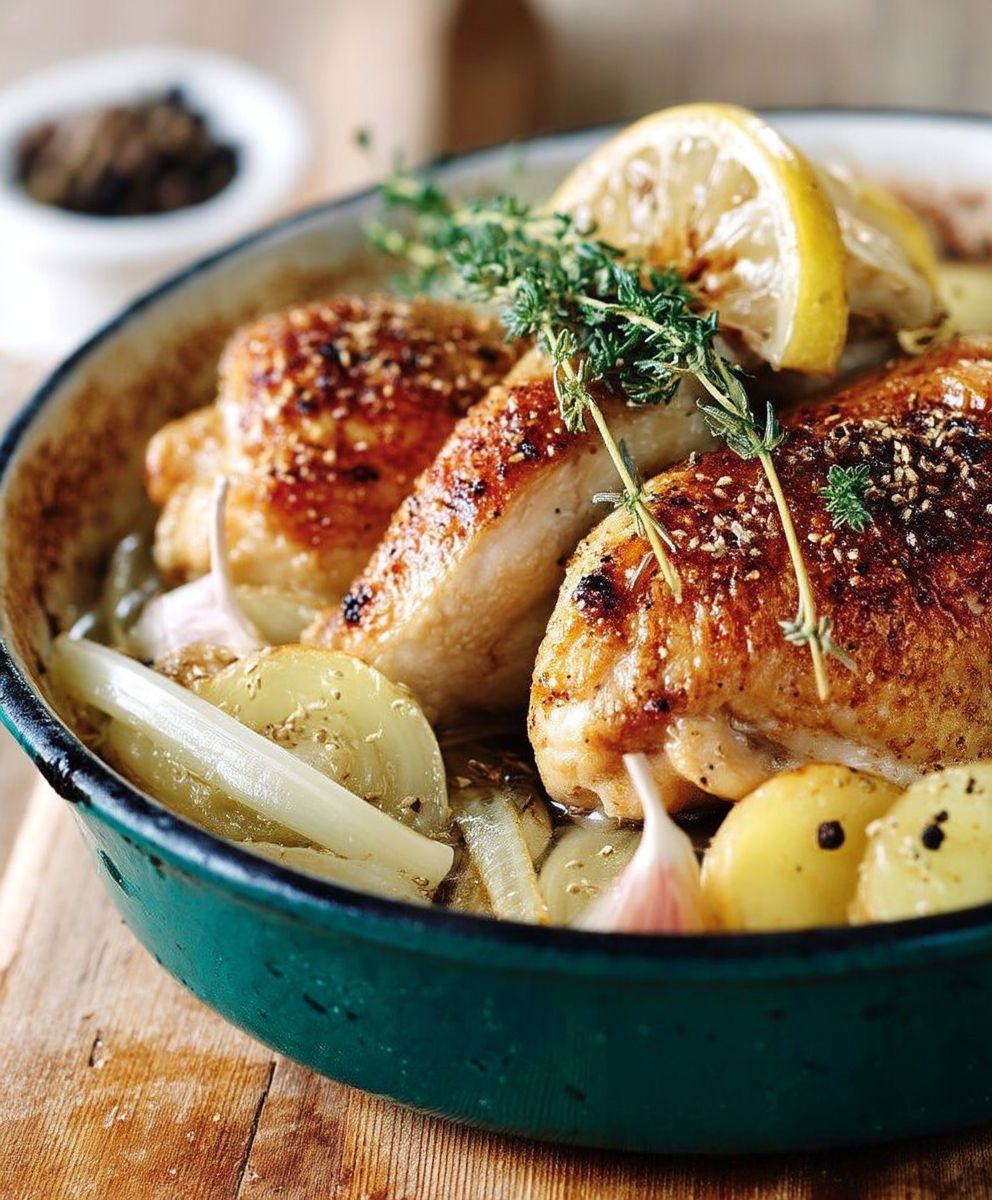 Poulet au citron facile