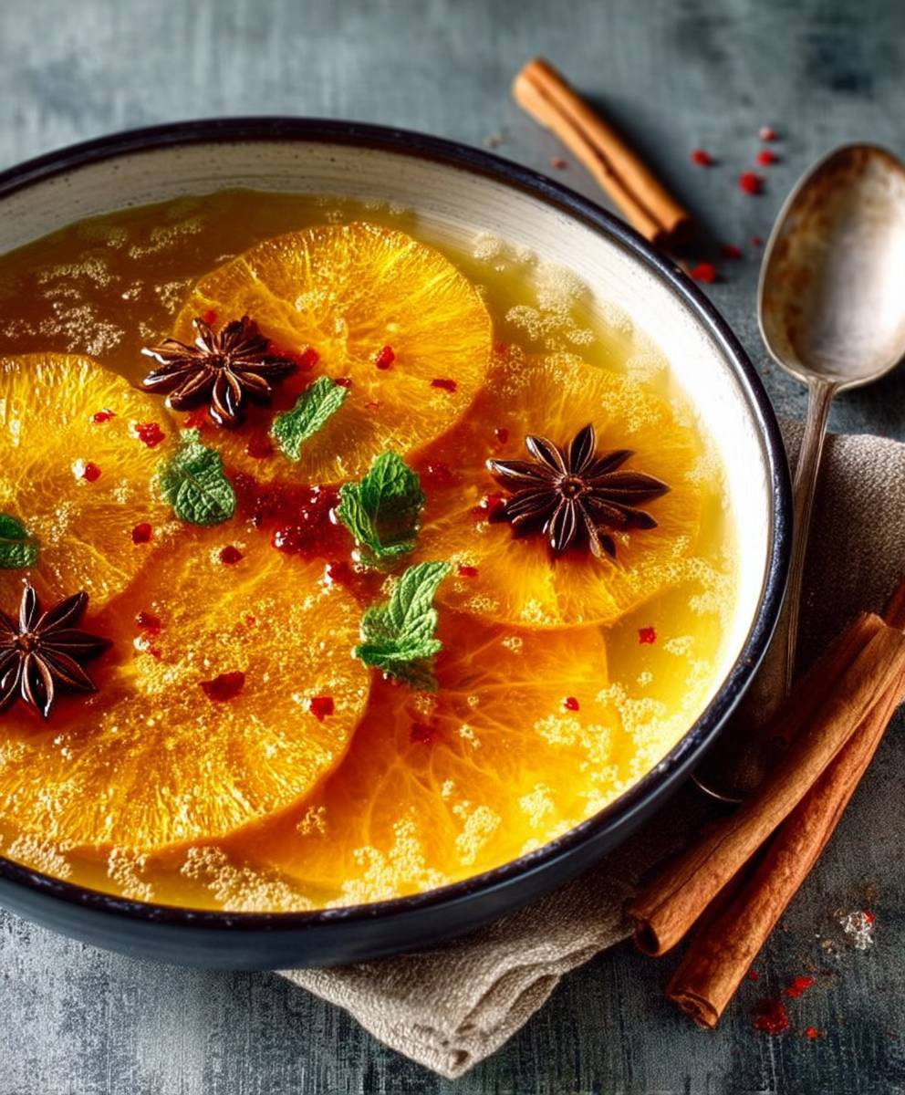 Soupe à l'orange