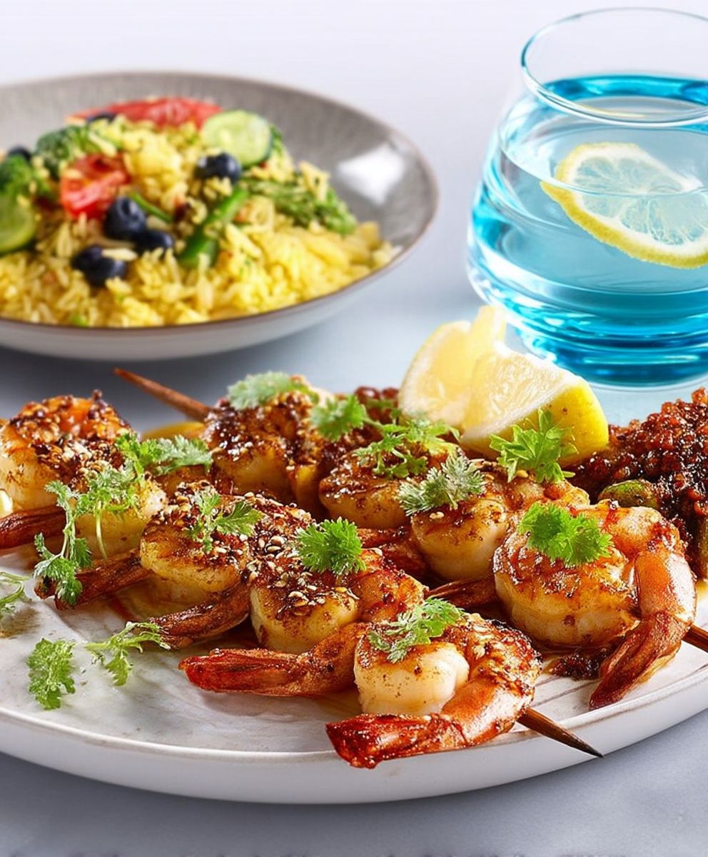 Brochettes de crevettes faciles