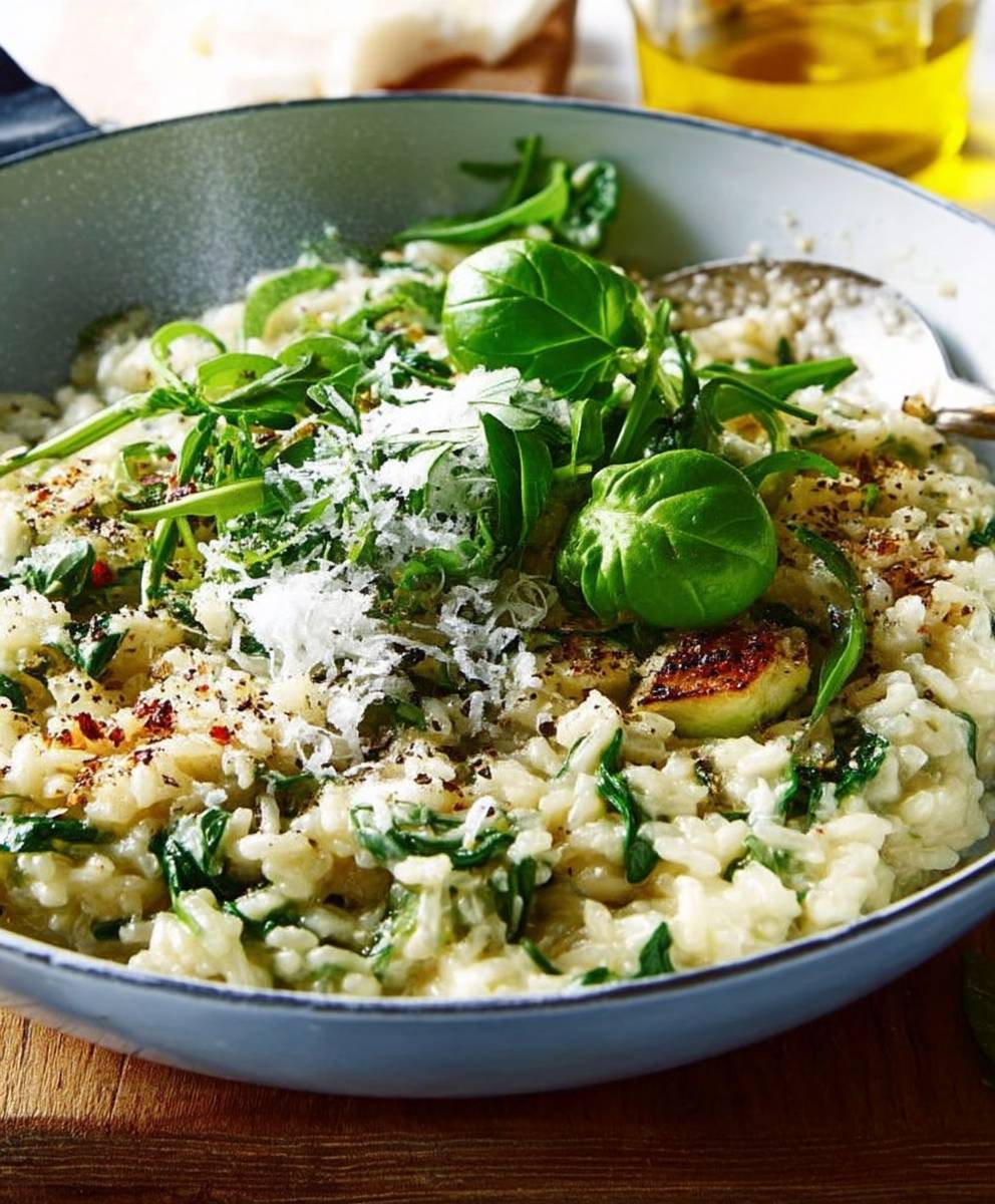Risotto aux épinards facile