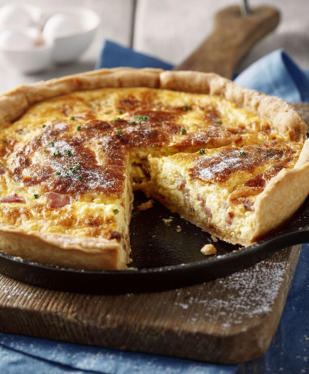 Quiche aux lardons facile