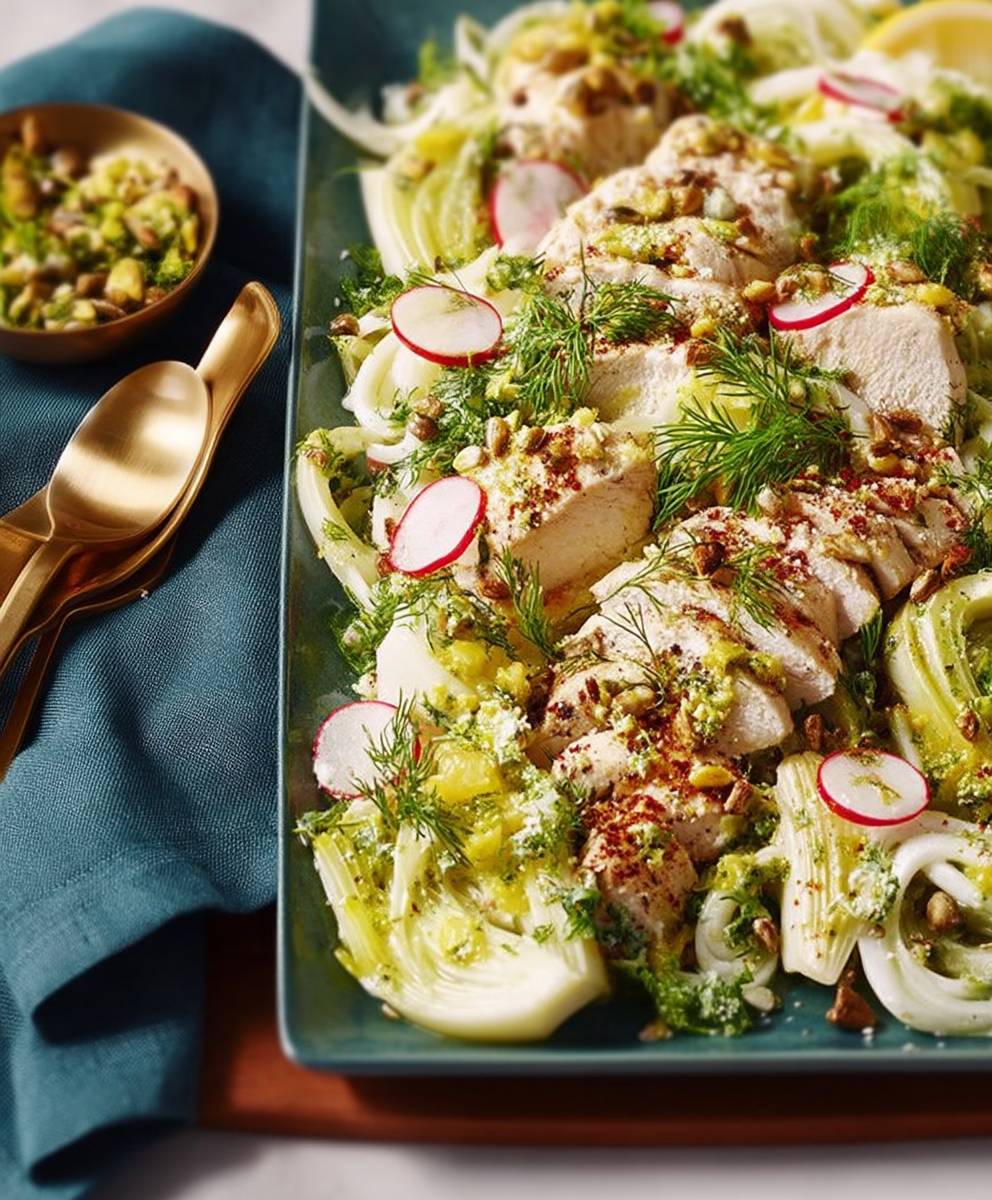 Salade fenouil poulet fraîcheur