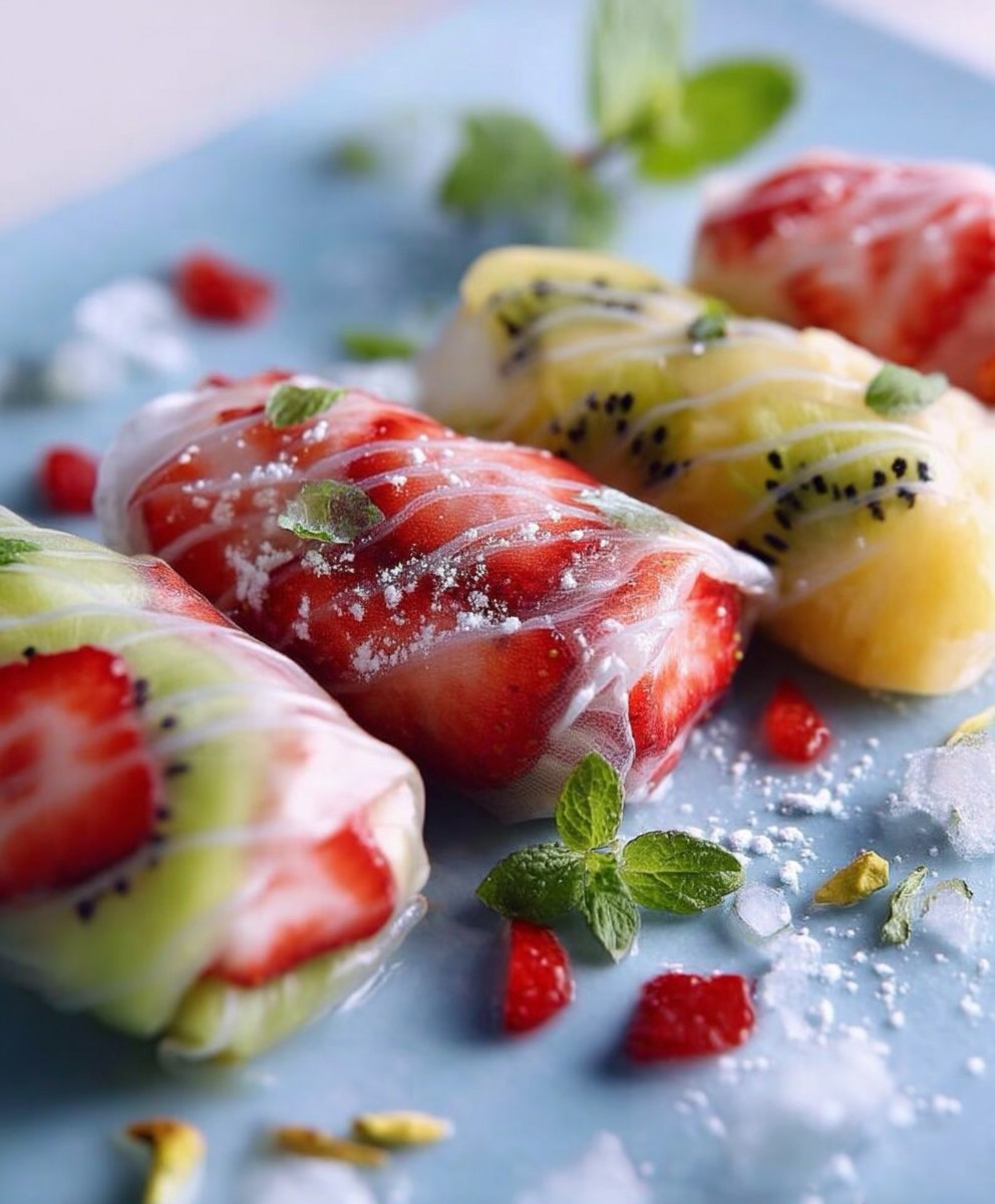Rouleaux de fruits faciles