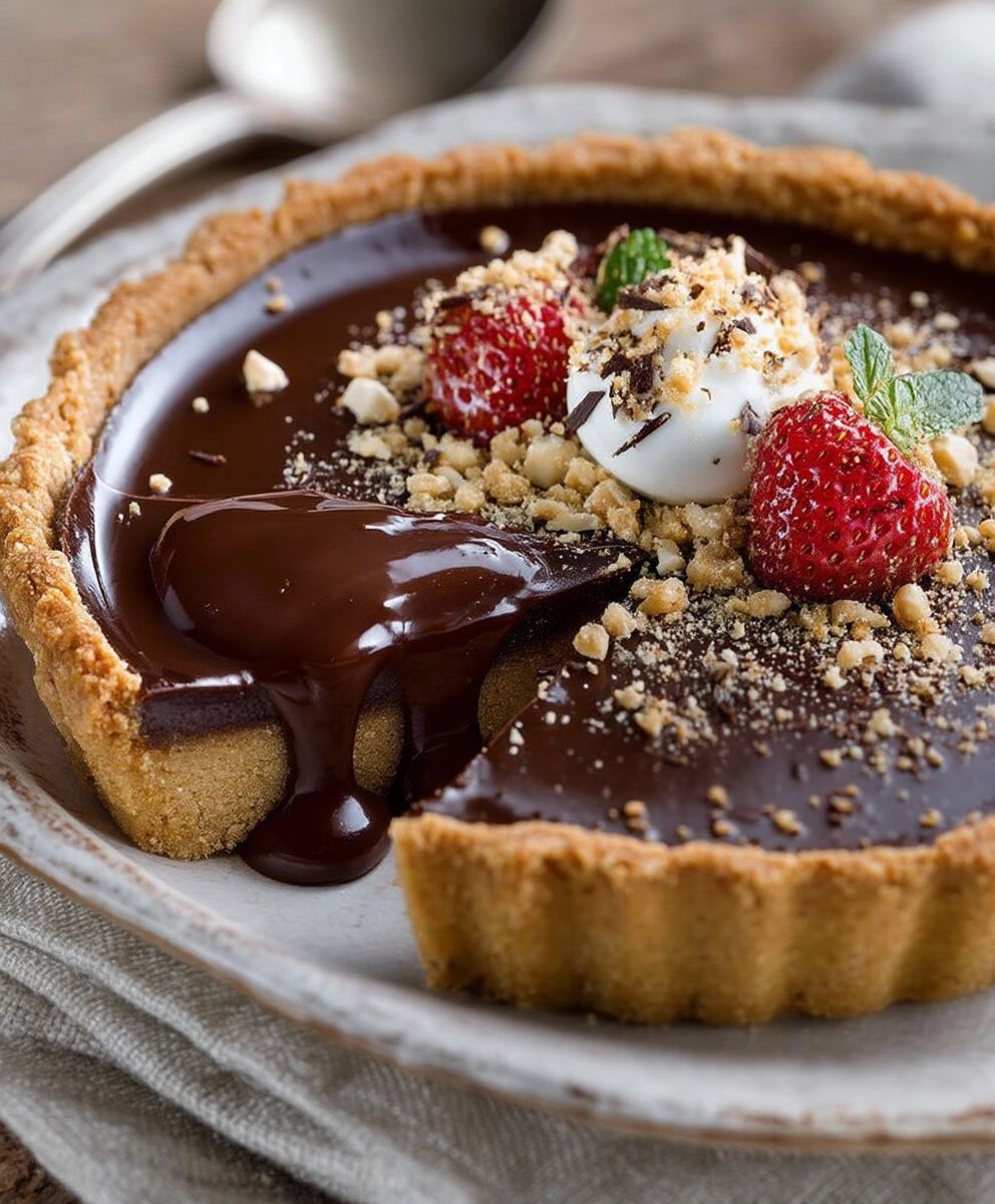 Tarte au chocolat facile