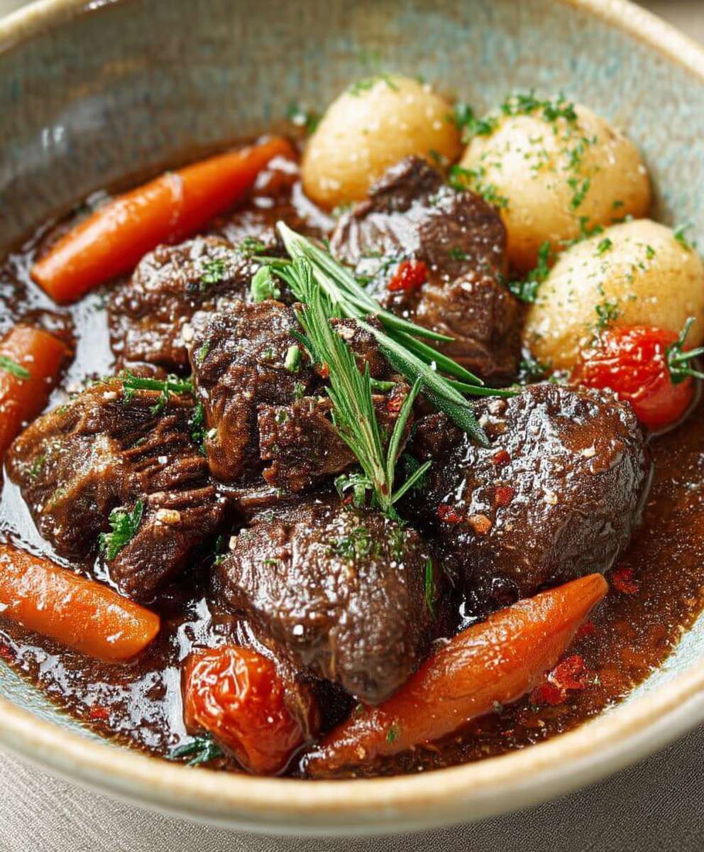 Joue de boeuf daube