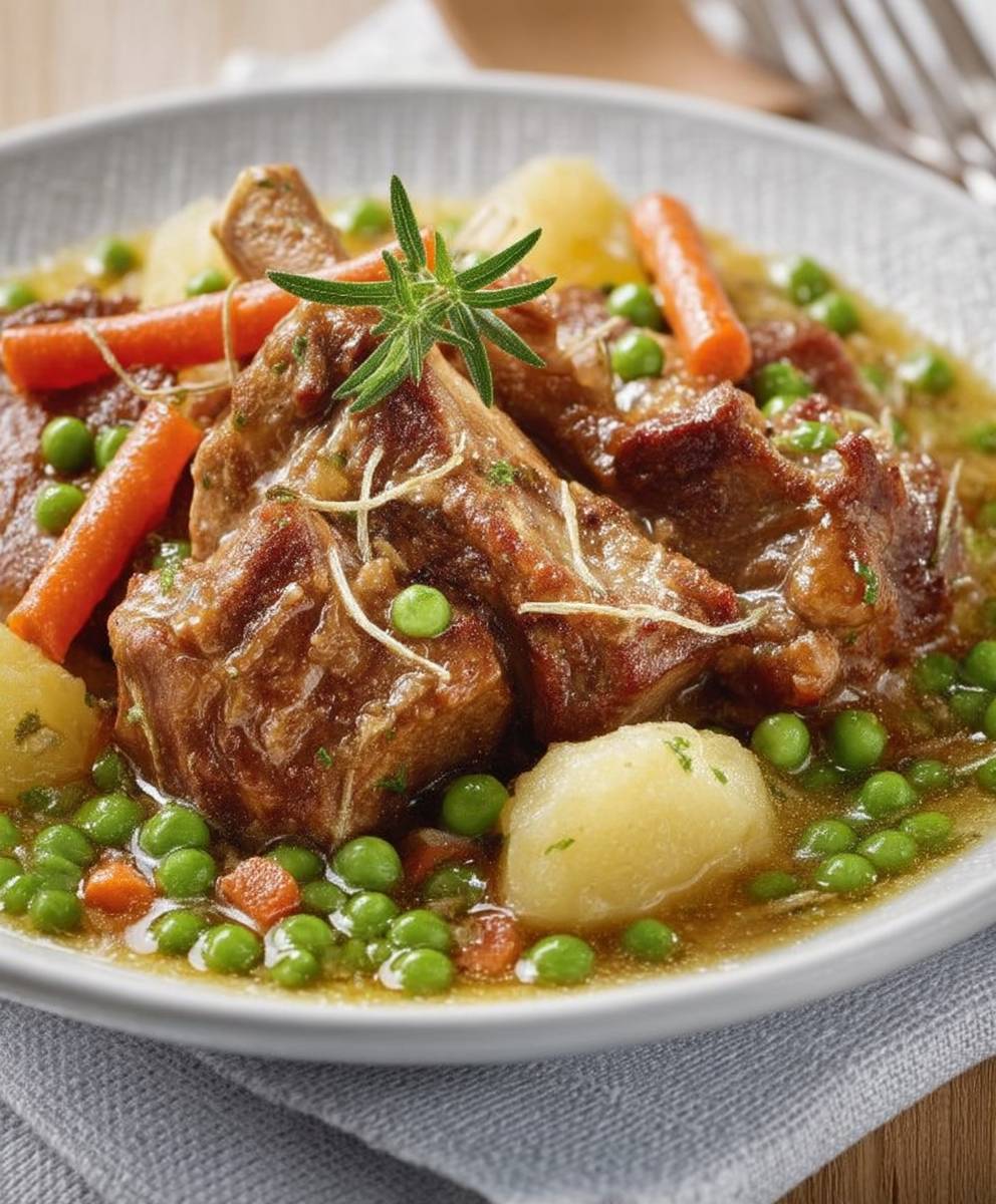 Navarin agneau plat traditionnel