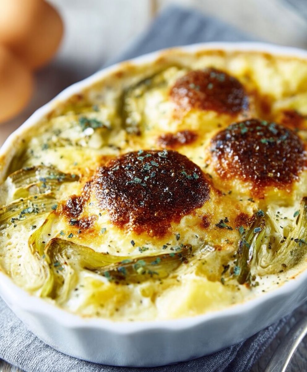 Gratin de poireaux