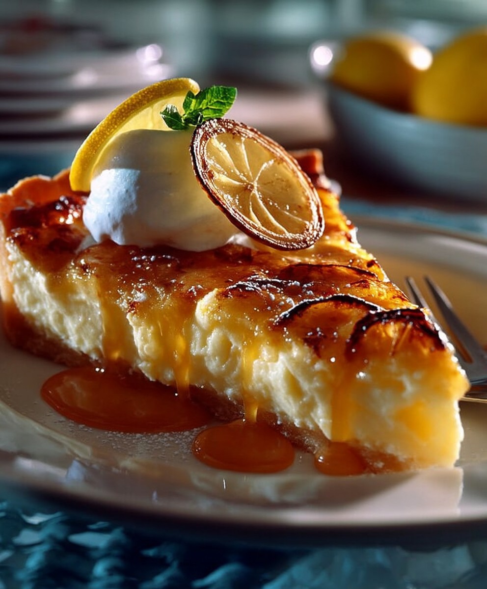 Tarte citron ricotta