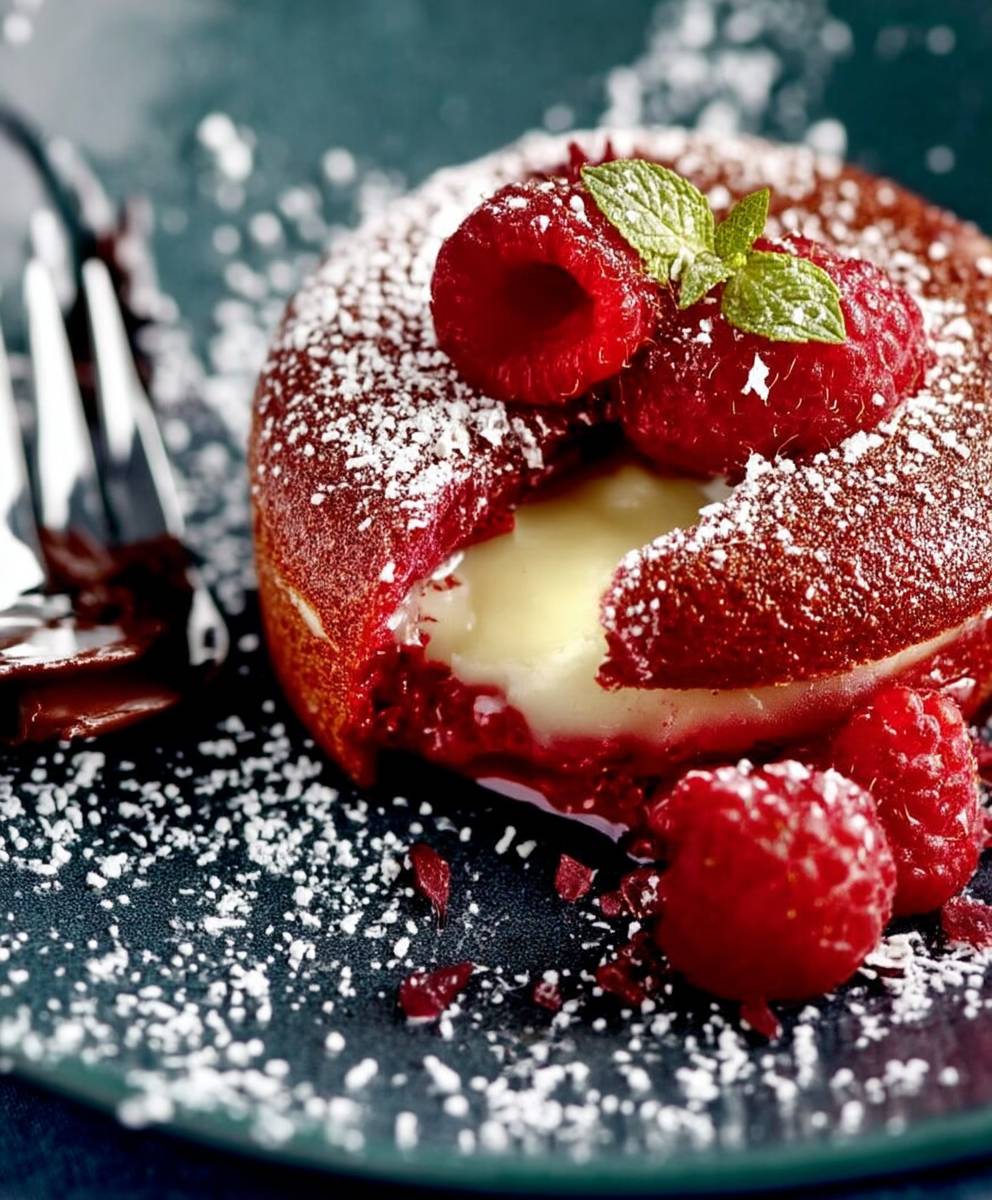 Moelleux framboise chocolat blanc