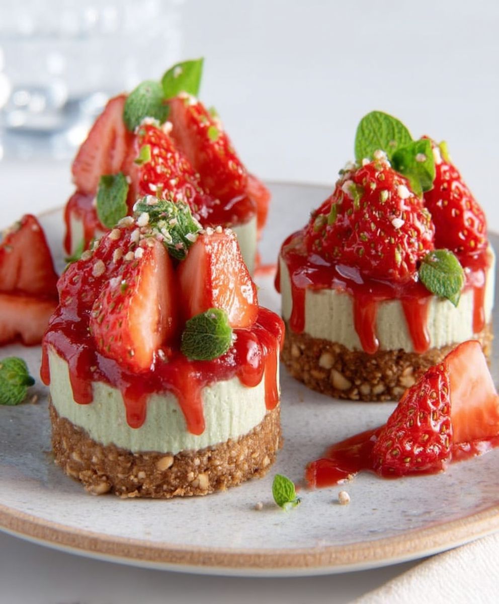 Cheesecake aux fraises