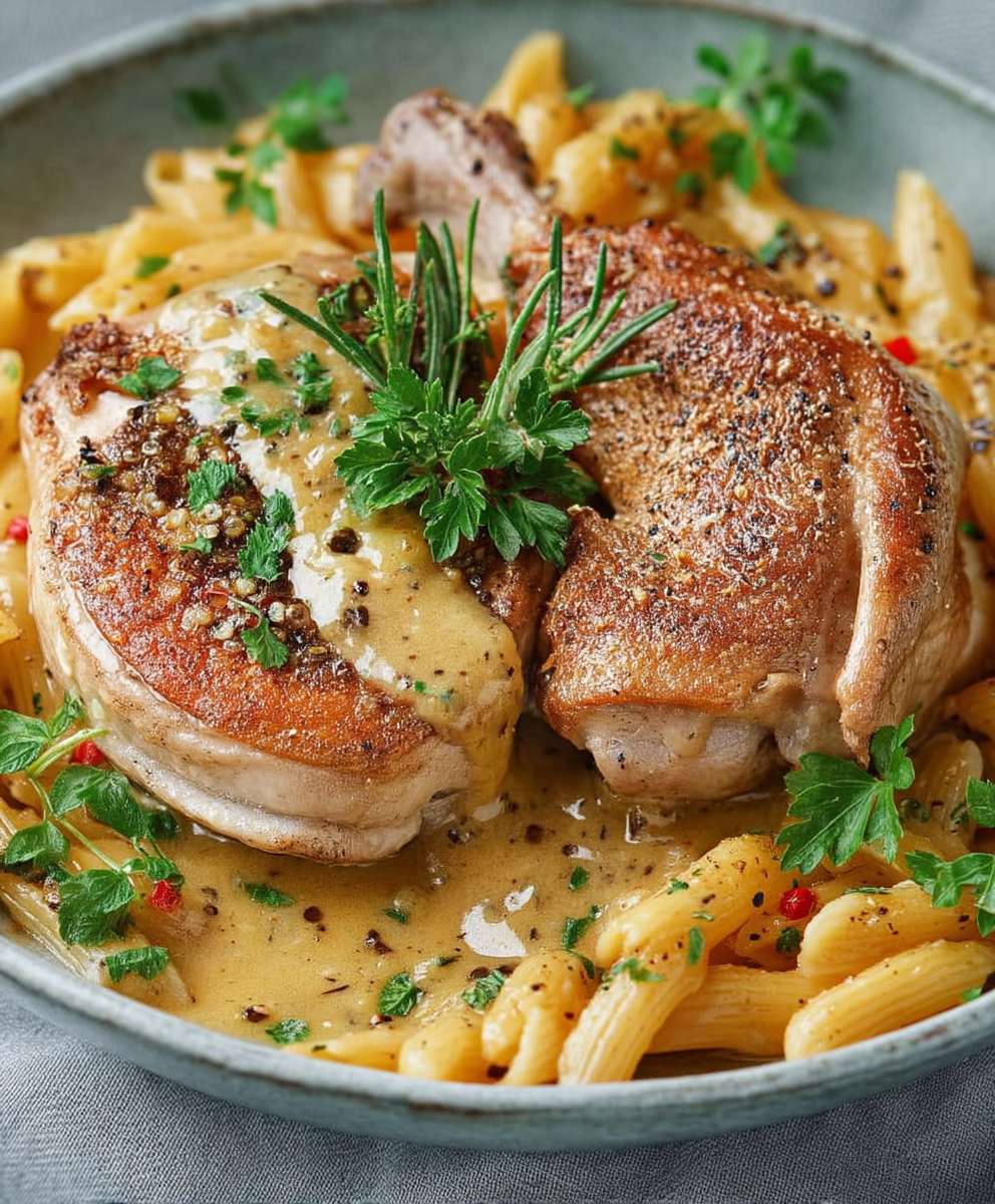 Lapin à la moutarde