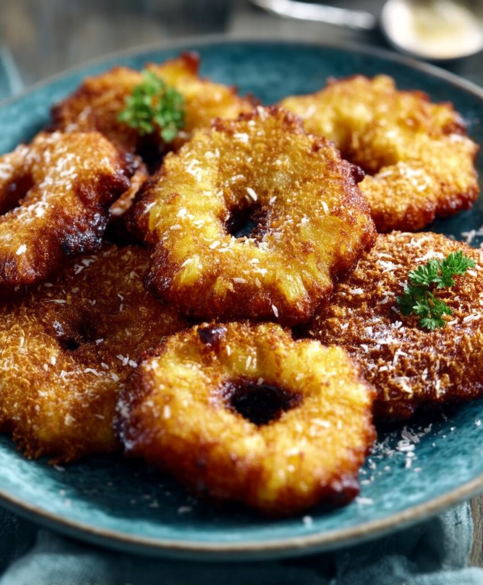 Beignets ananas coco