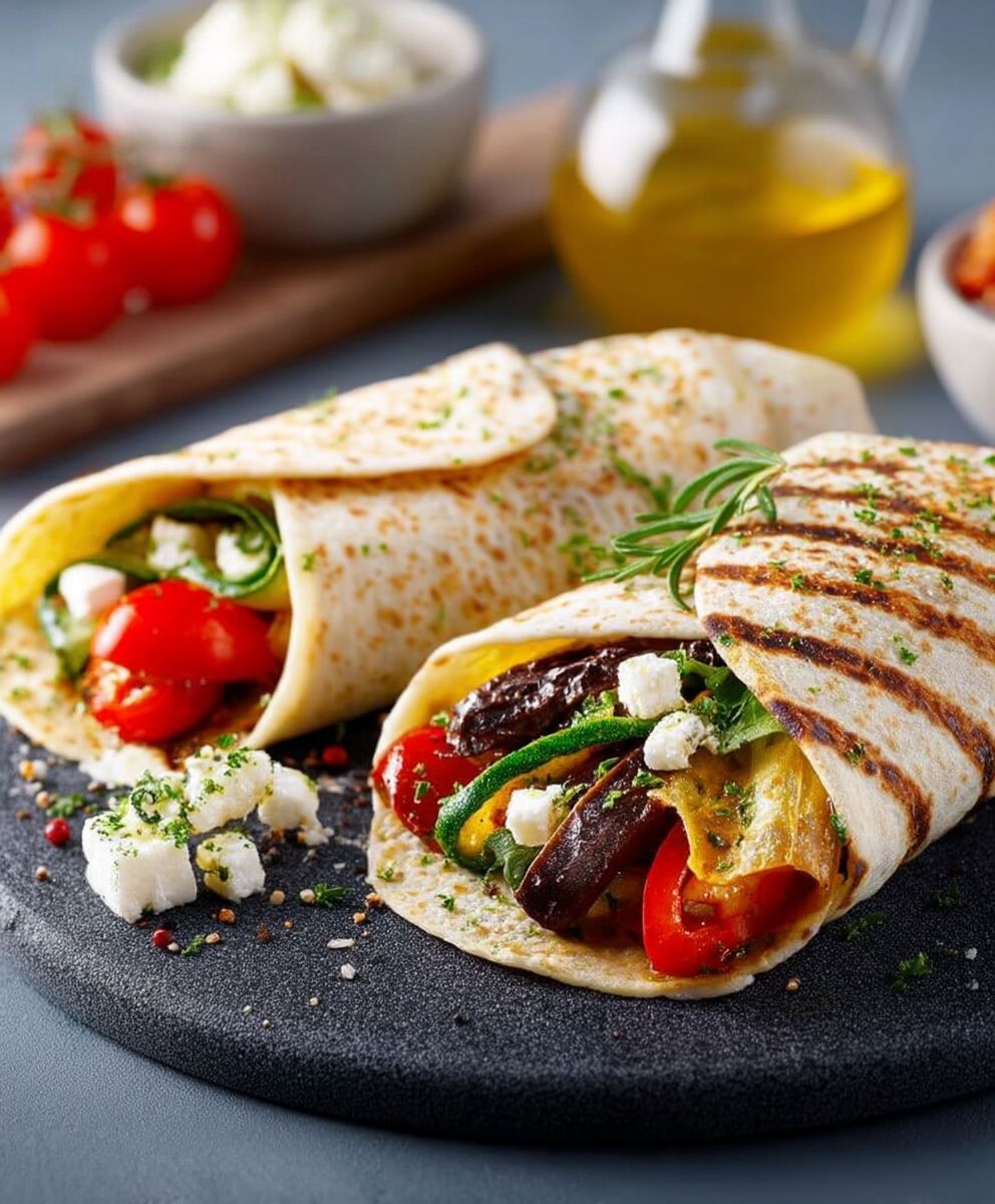 Wrap végétarien facile
