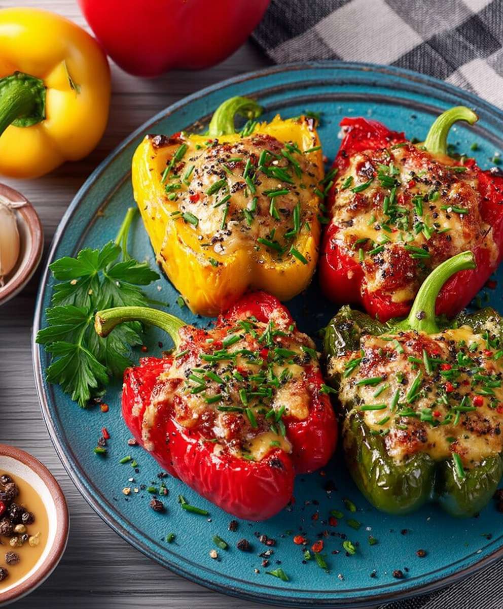 Poivrons farcis facile
