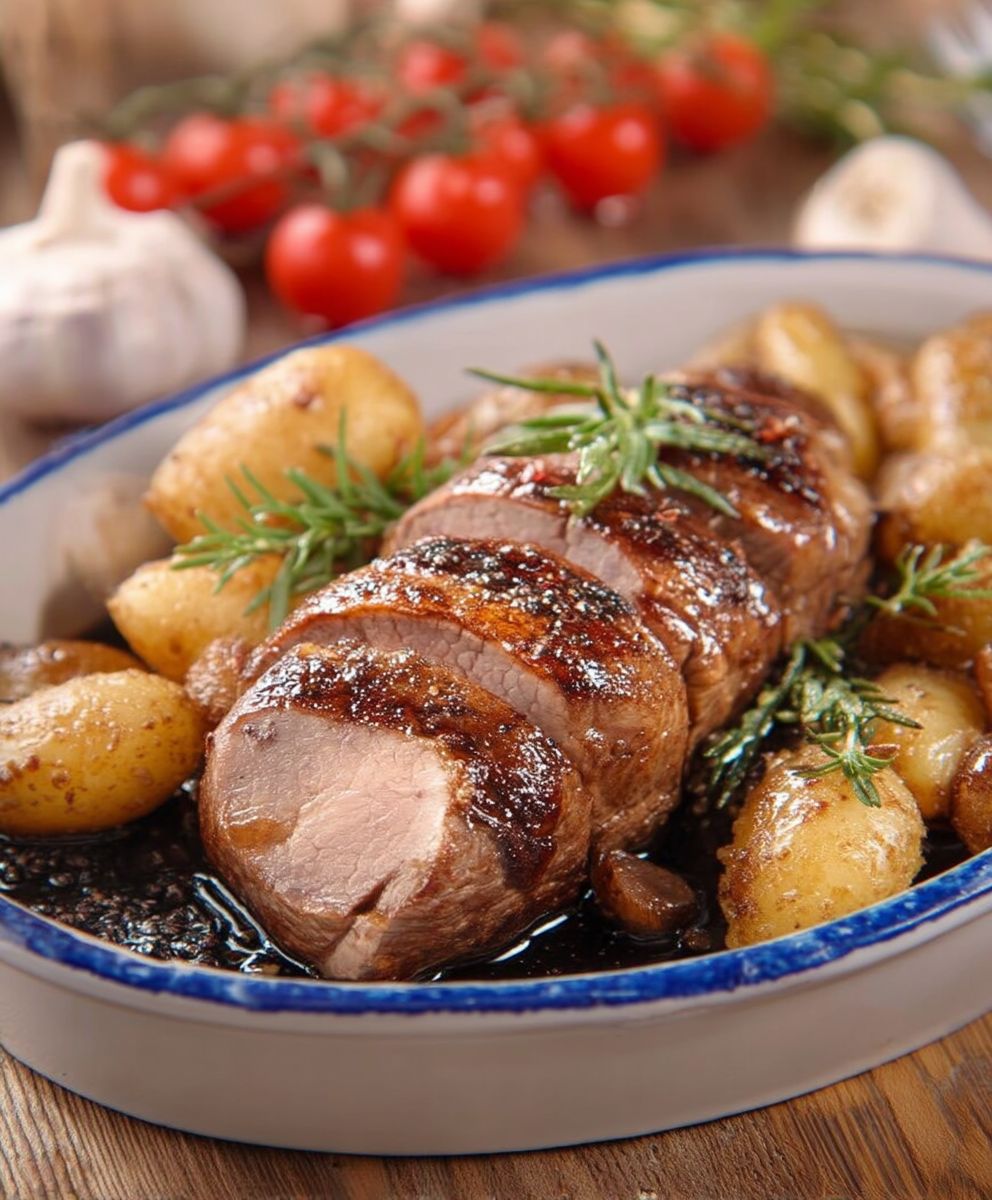 Filet mignon façon forestière