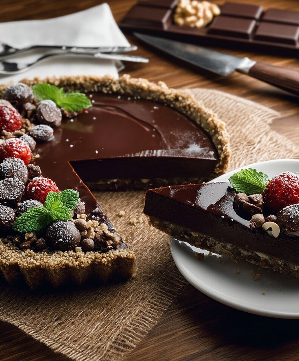 Tarte au chocolat facile