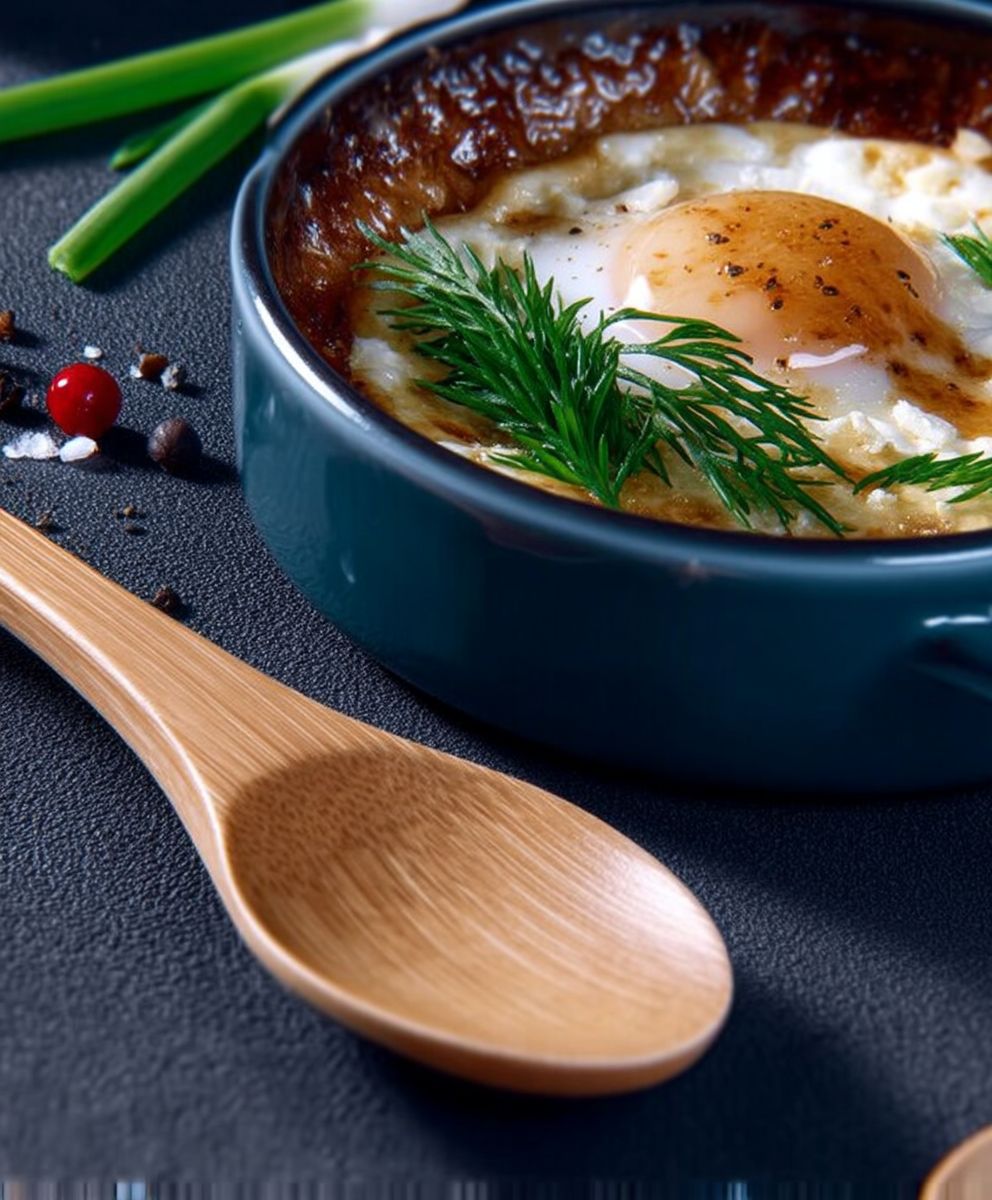 Oeuf cocotte au beaufort