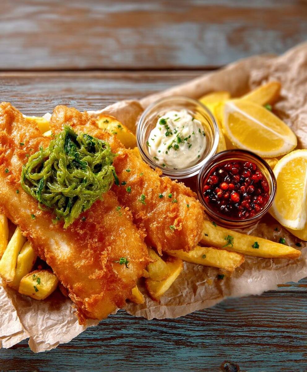 Fish and chips maison