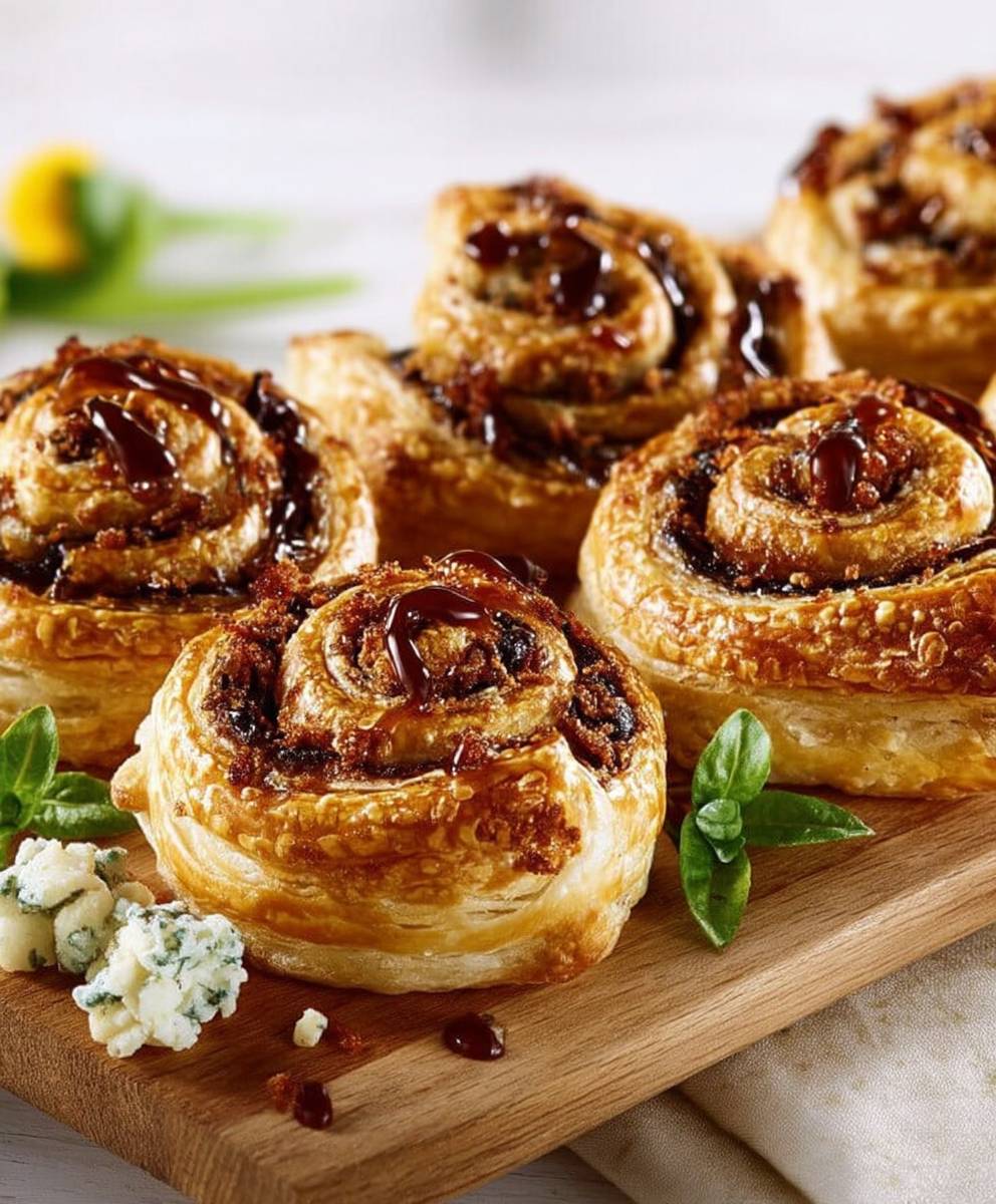 Feuilletés aux champignons